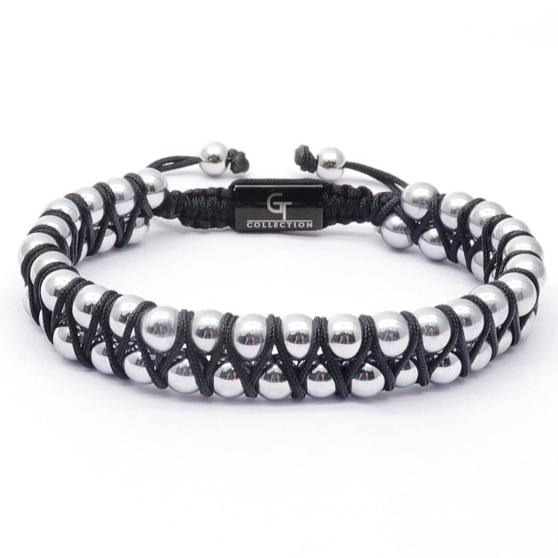 5:6mm- Steel ball bracelet