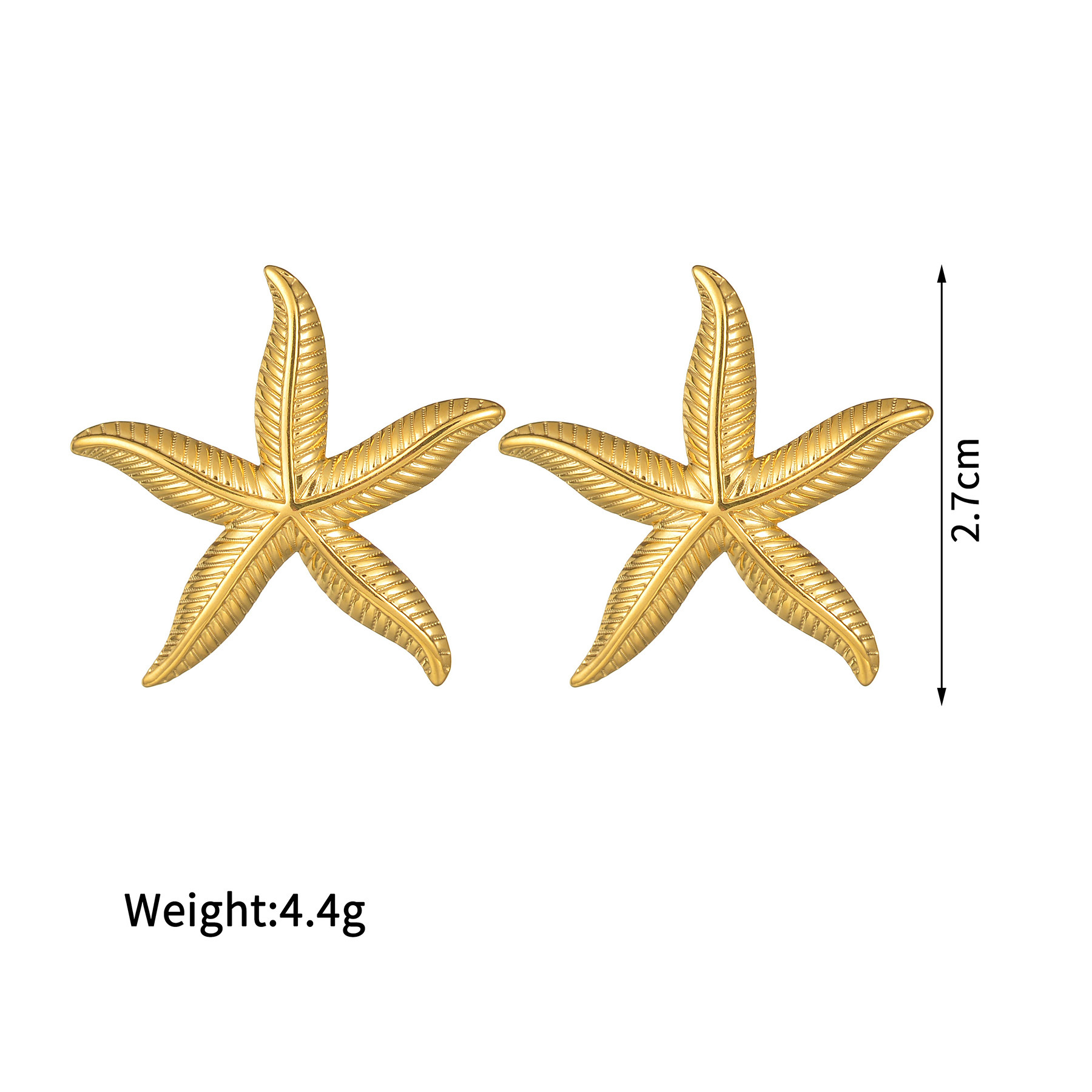 10:Starfish earrings