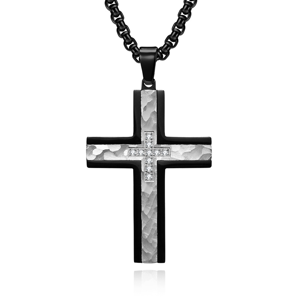 2:Single pendant black steel