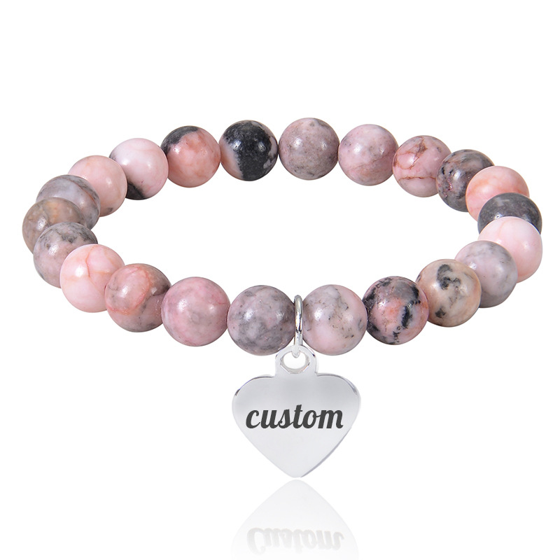 Pink zebra stone