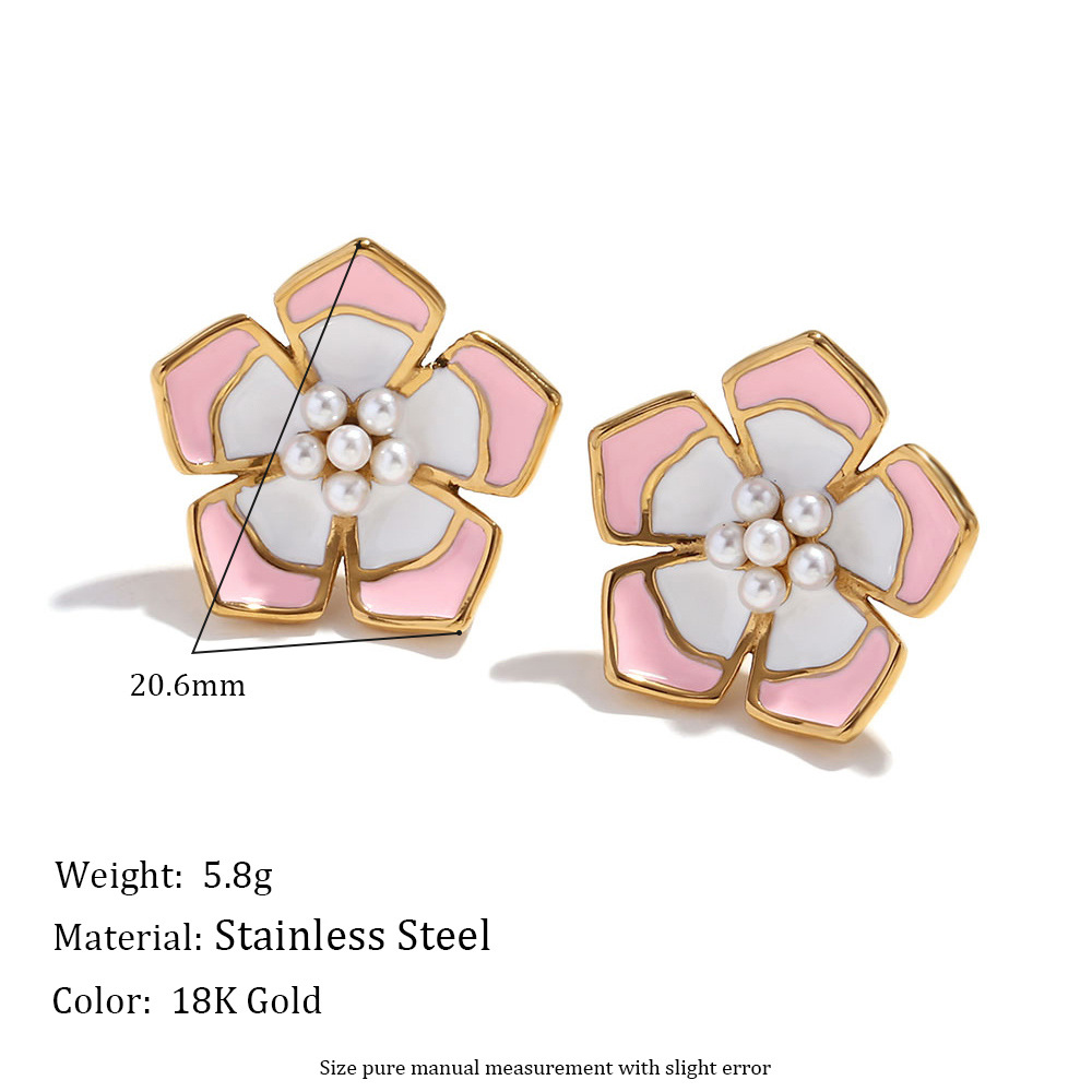 Stud earrings - Gold