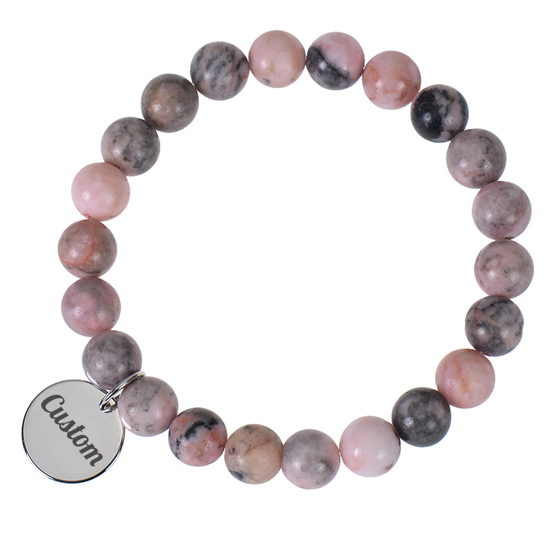 4:Pink zebra stone