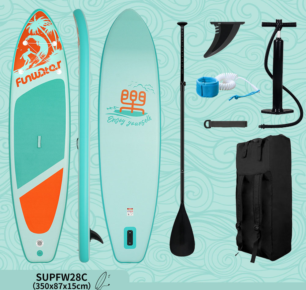 SUPFW28C - 350cm Blue Orange Coconut Surfing