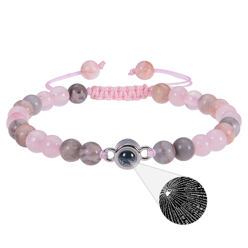 Pink Crystal   Pink Zebra stone