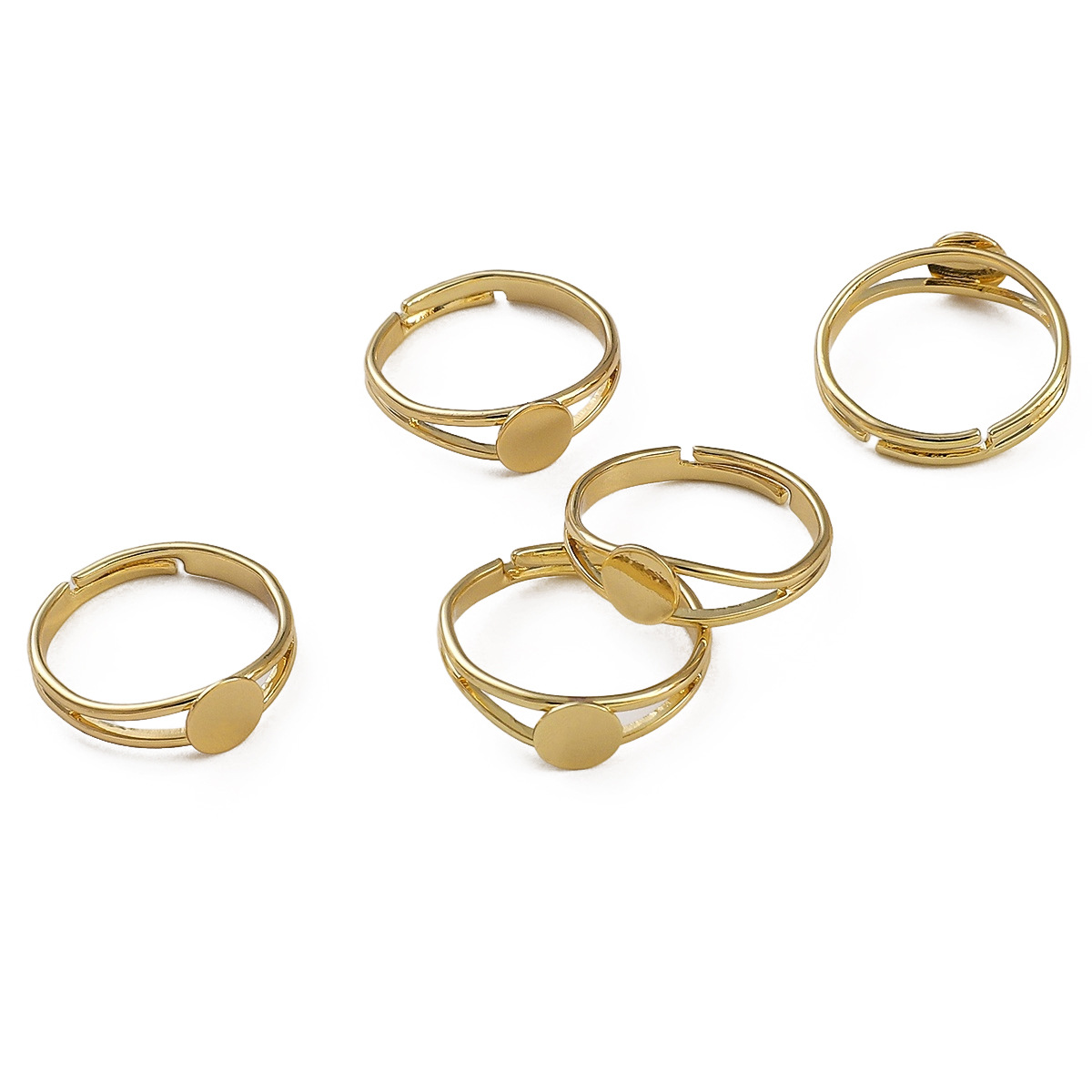 14K Gold, Pinto ring 6.0 disc, outer diameter 19mm