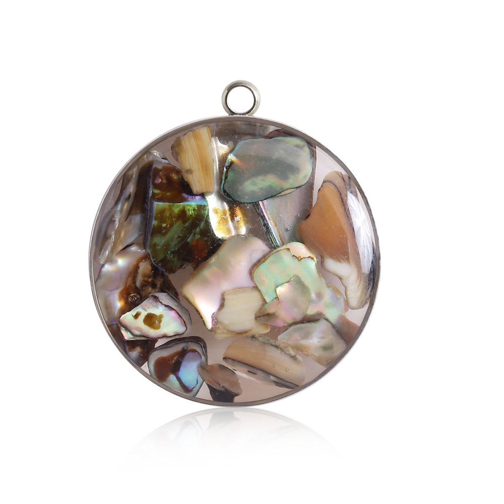 Abalone shell silver