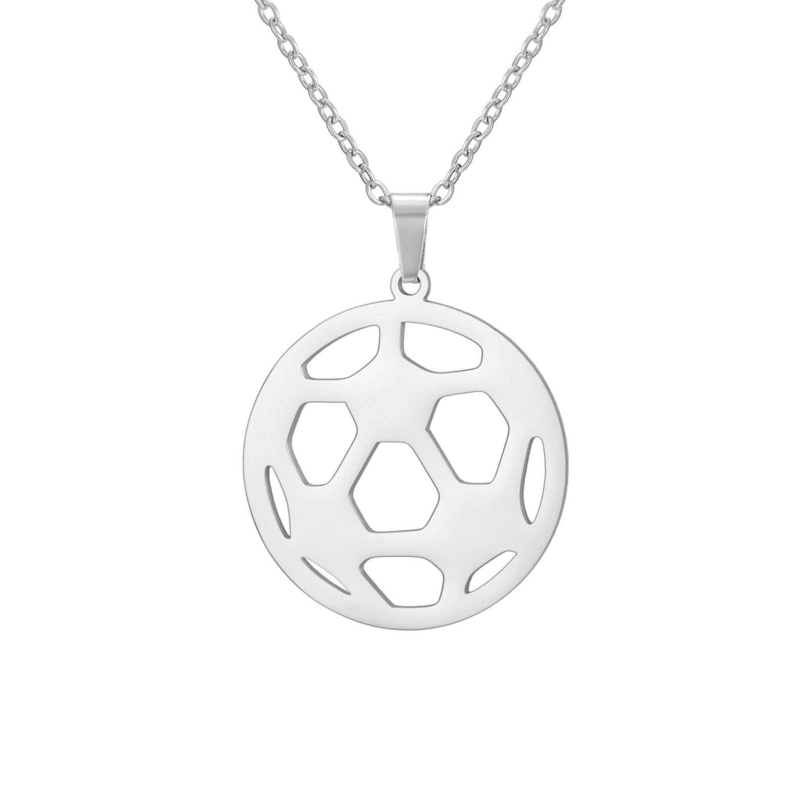 5:teel football cross chain