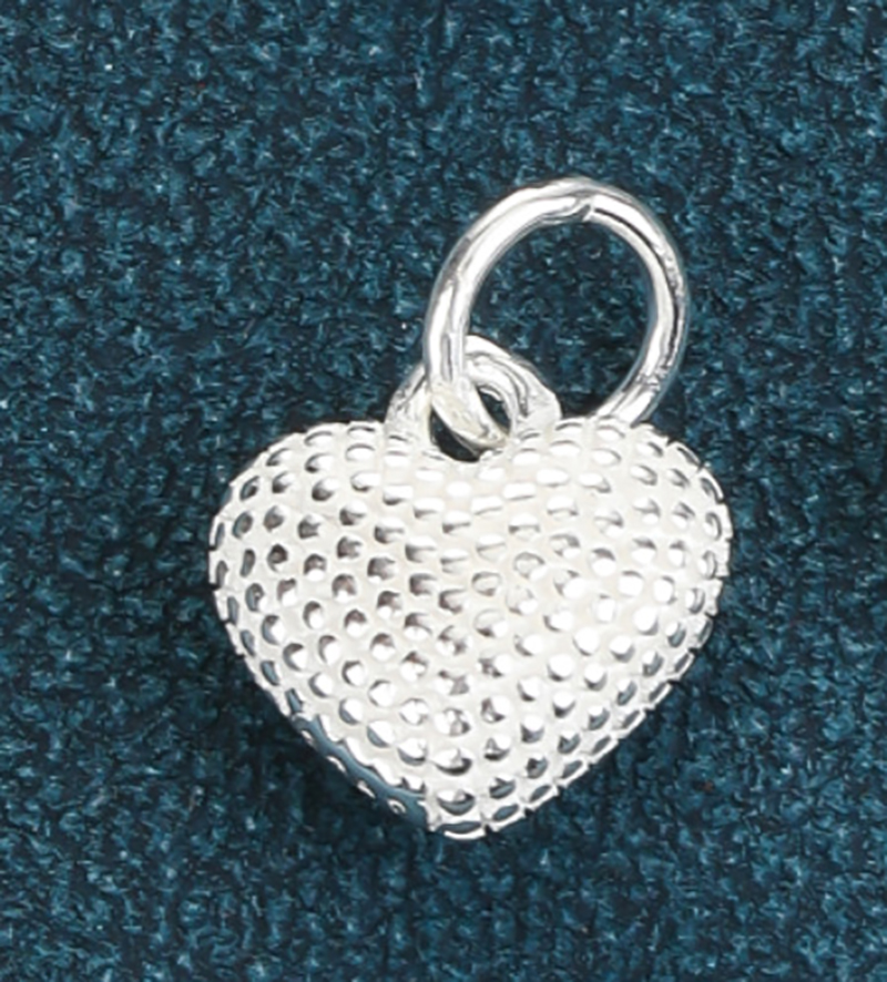 #1 Heart - White 1-9.2x9.4mm