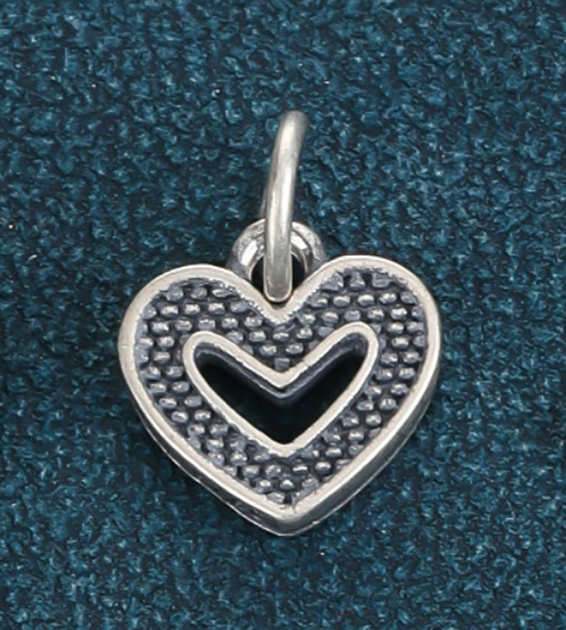 3:#2 Heart - Black -9.2x9.2mm