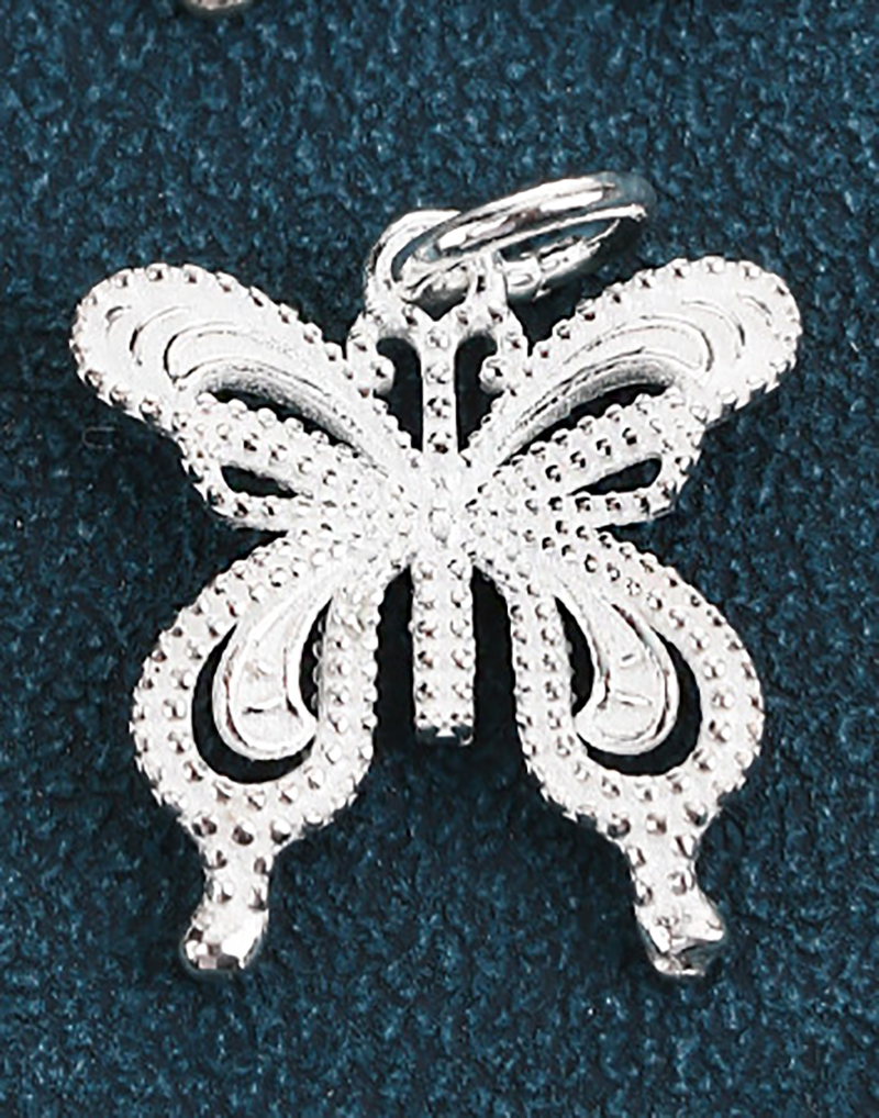 #3 Hollow Butterfly - White -14.9x15.98mm