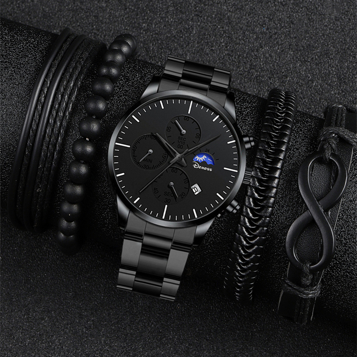 1 watch and bracelet