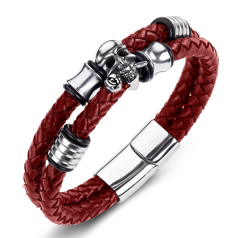 Red leather [steel]