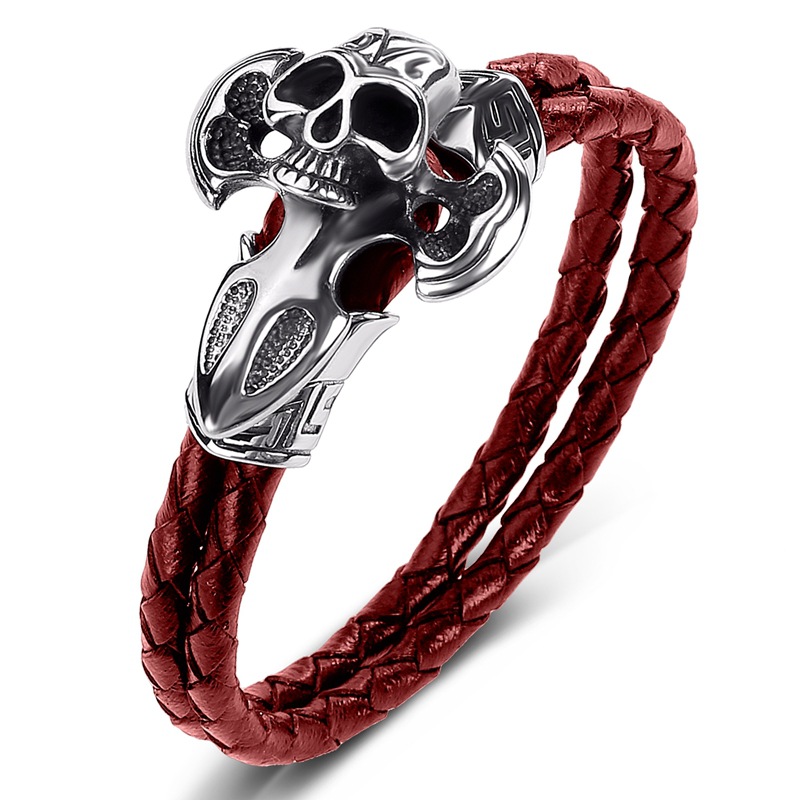 Red leather [steel color] inner ring 200mm