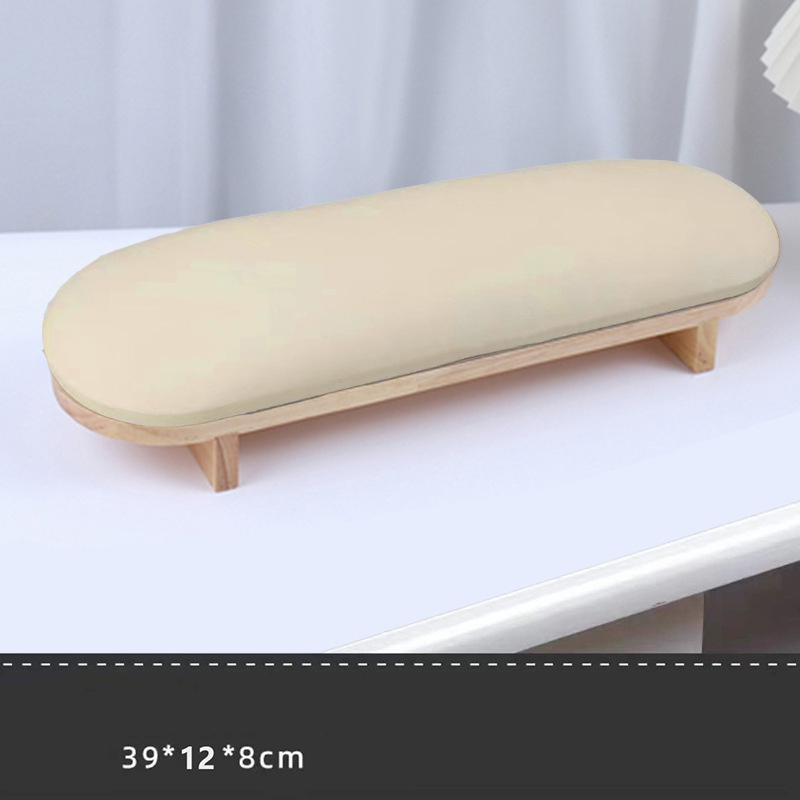 High style hand pillow short style -  Cream yellow