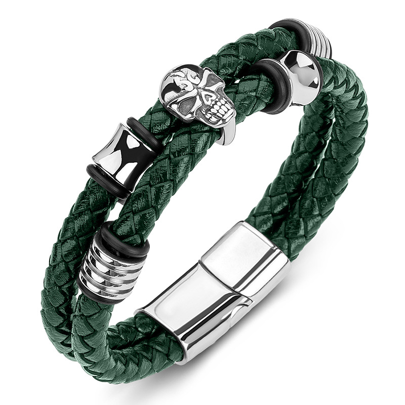 Green leather [steel] Inner ring 165mm【 Straight