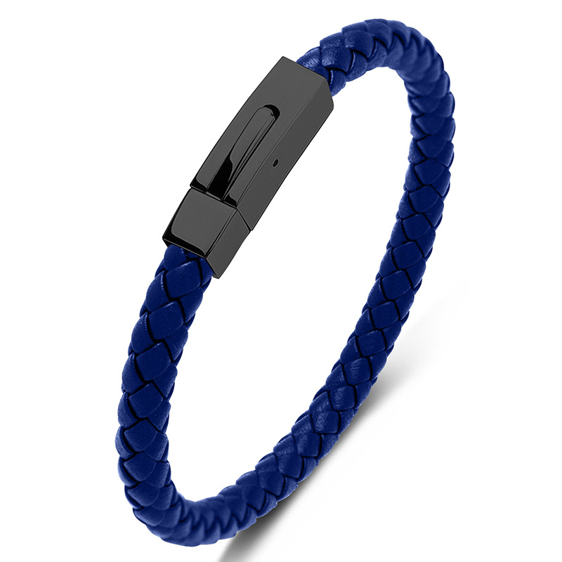 Blue leather [black] Inner ring 165mm