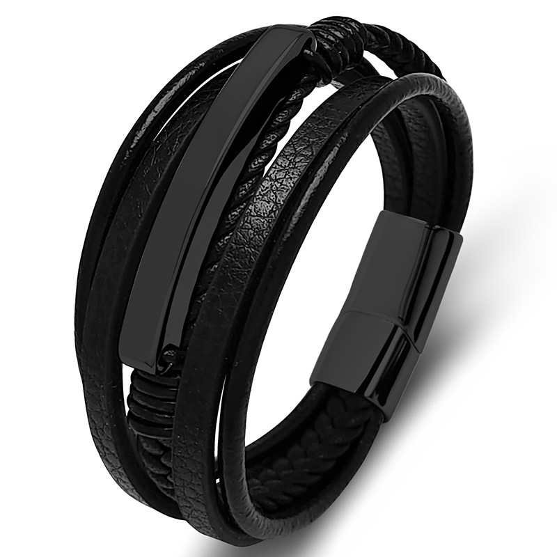 Black leather [black] inner ring 200mm [straighten