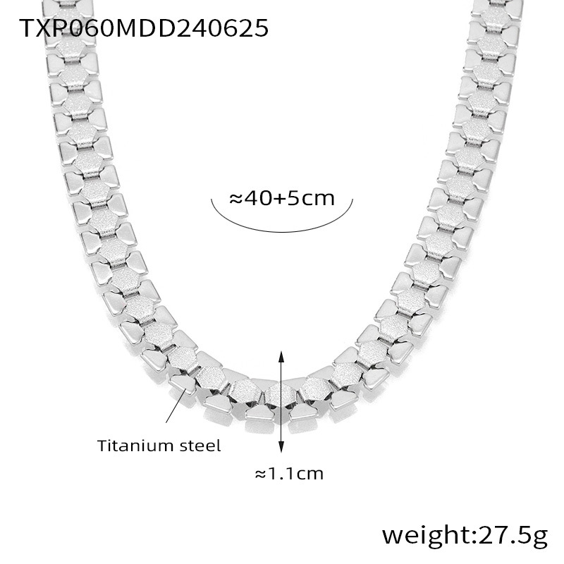 3:TXP060- Steel necklace