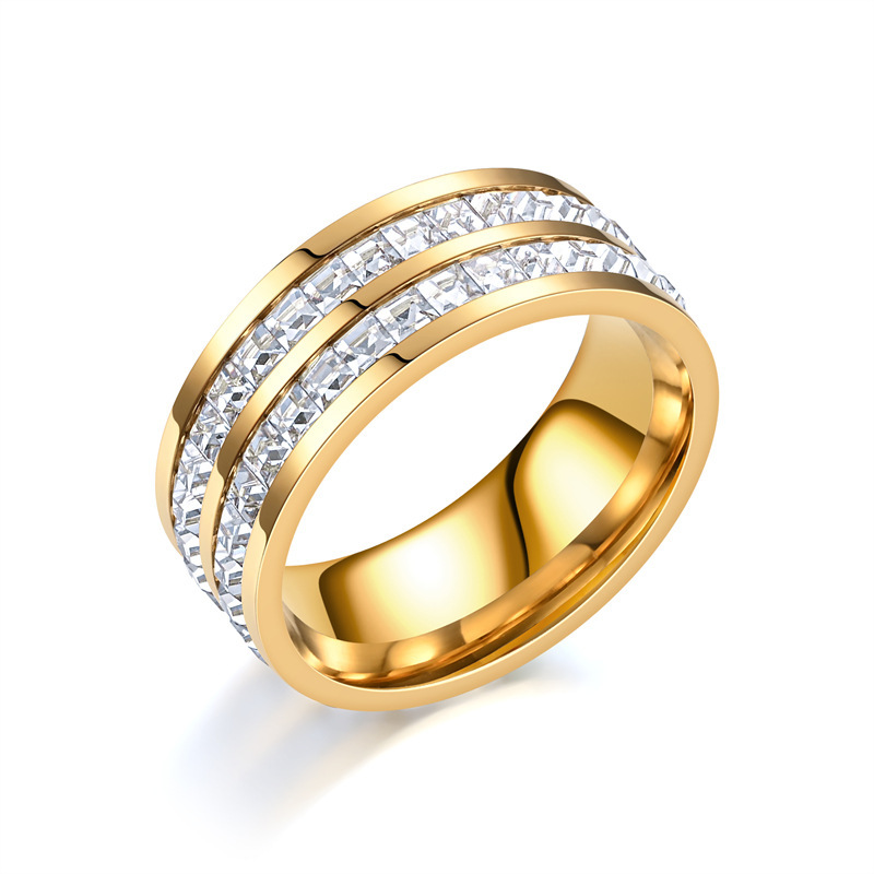 4:Gold - double row zircon