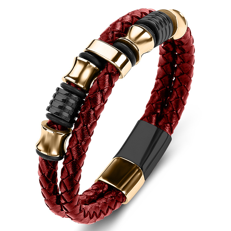 Red leather   [gold black] Inner ring 165mm【 Str