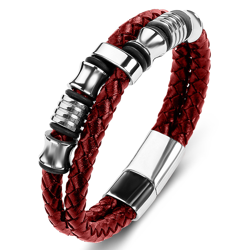 3:Red leather [steel]