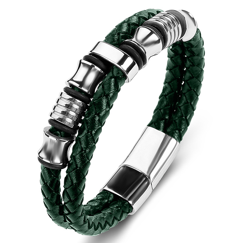 5:Green leather [steel]