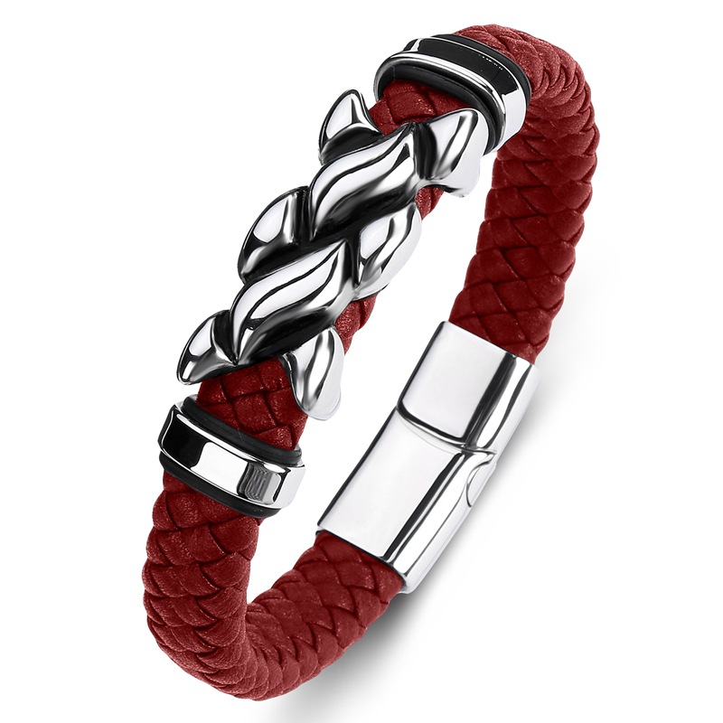 3:Red leather [steel]