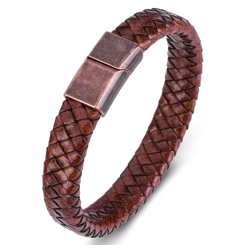 Vintage leather [copper] Inner ring 165mm [Straigh