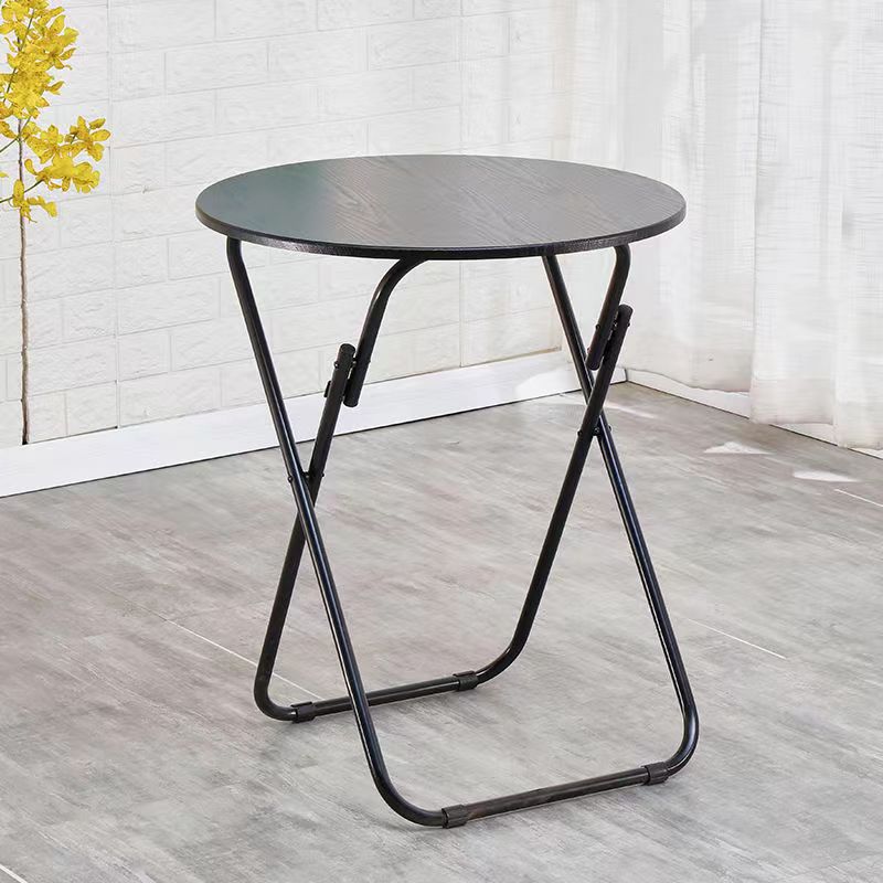 Diameter 60 high 71 black round table