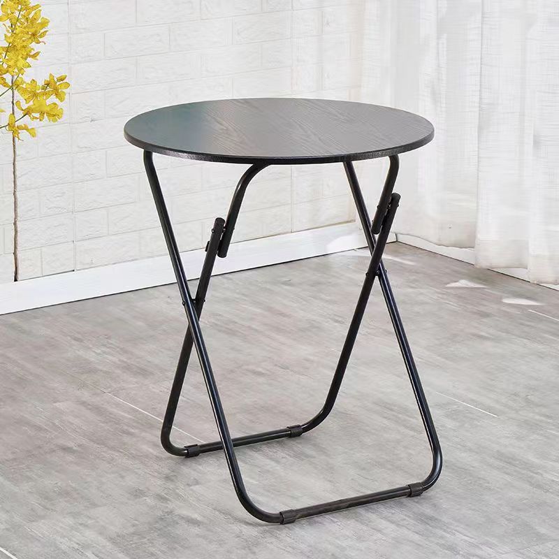 Diameter 70 high 74 black round table