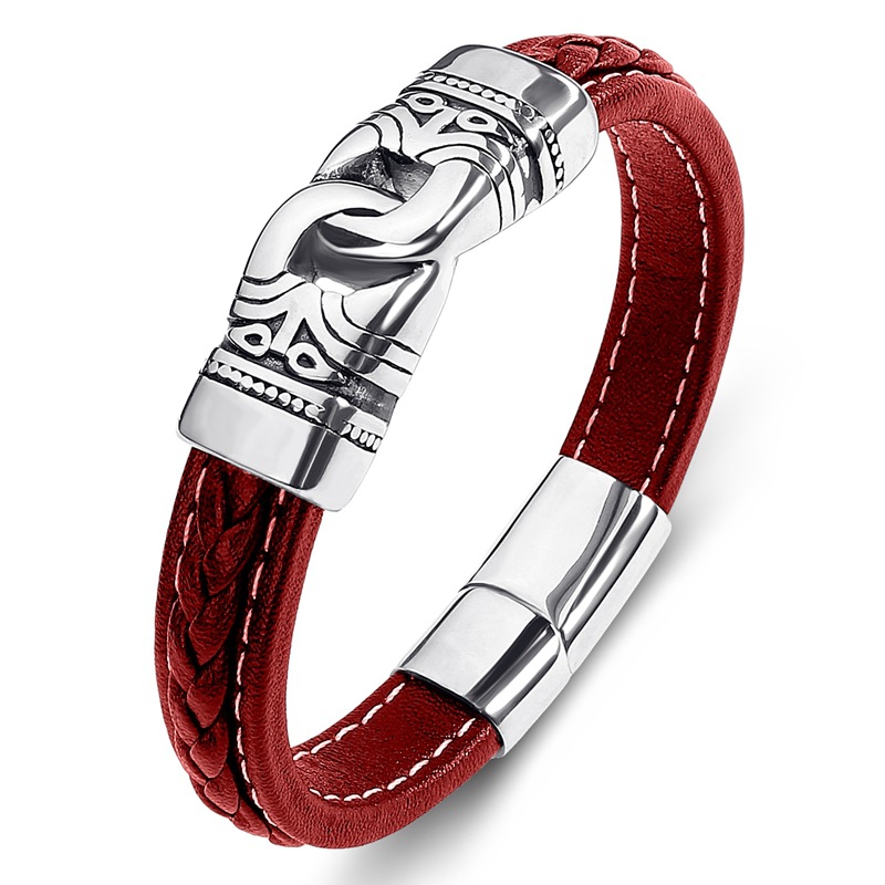 3:Red leather [steel]