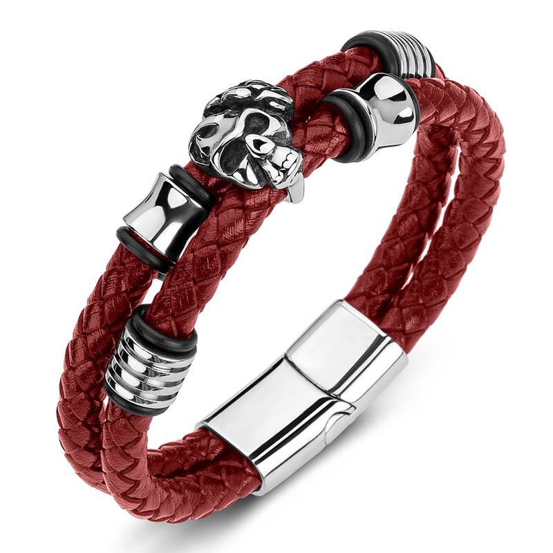 3:Red leather [steel]