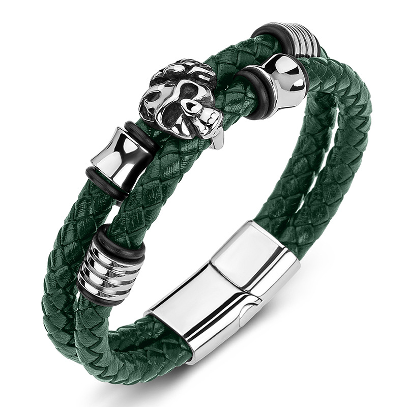 5:Green leather [steel]