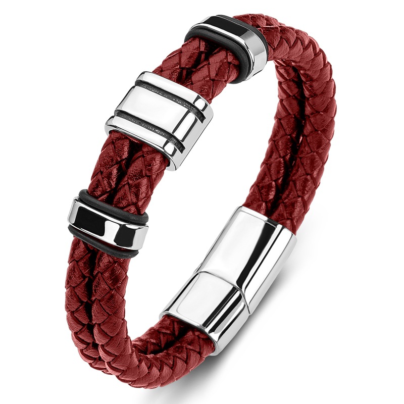 3:Red leather [steel]