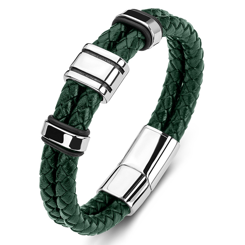 Green leather [steel]