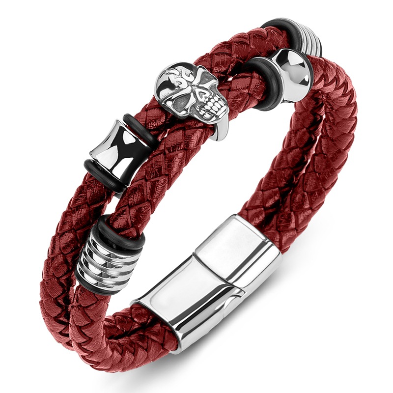 3:Red leather [steel]