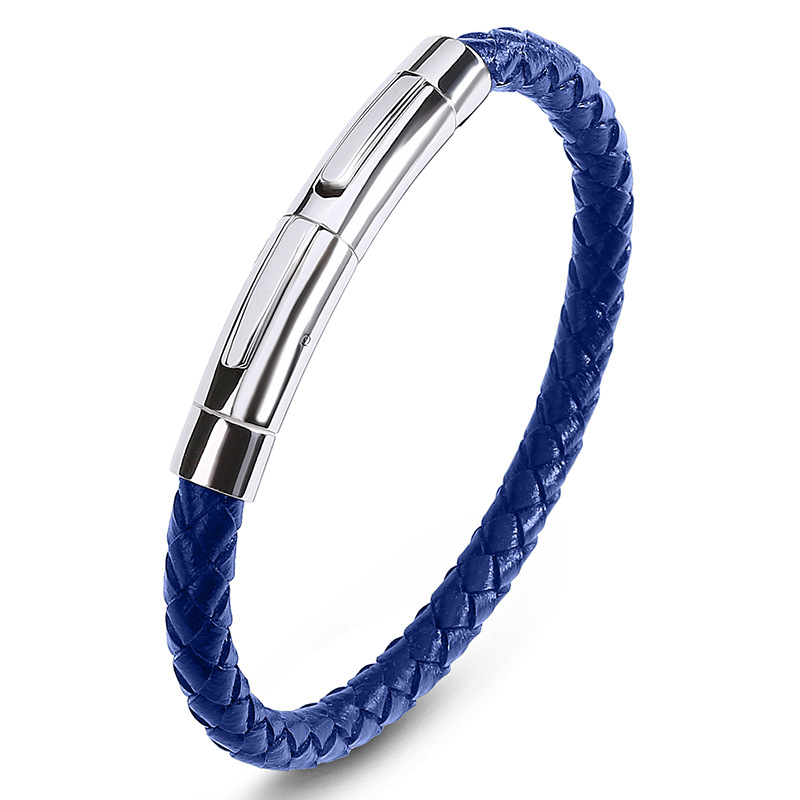 Blue leather [steel color] inner ring 200mm