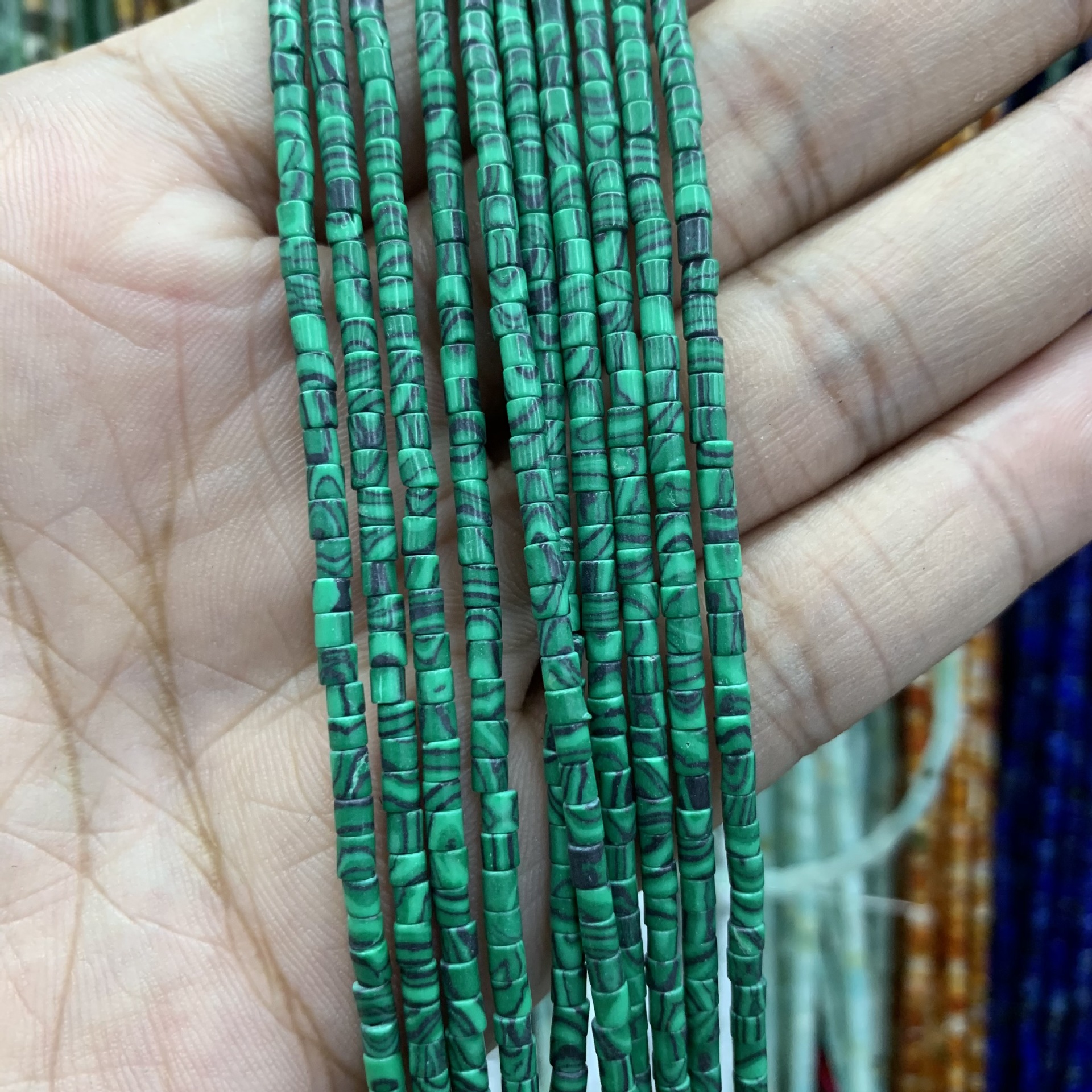 Synthetic green malachite