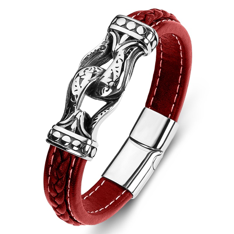 Red leather [steel]