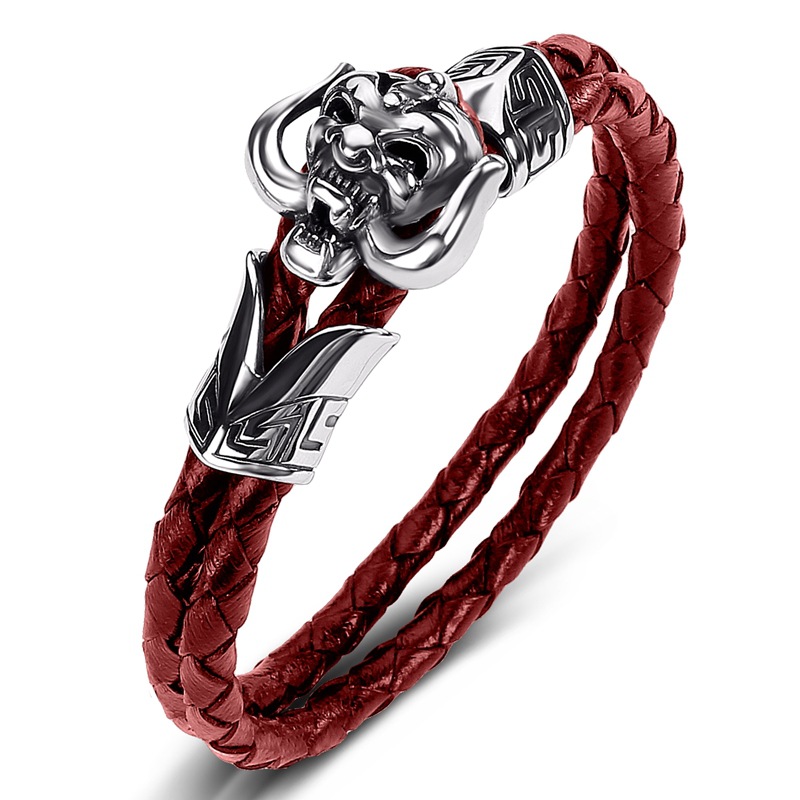 Red leather [steel color] inner ring 185mm