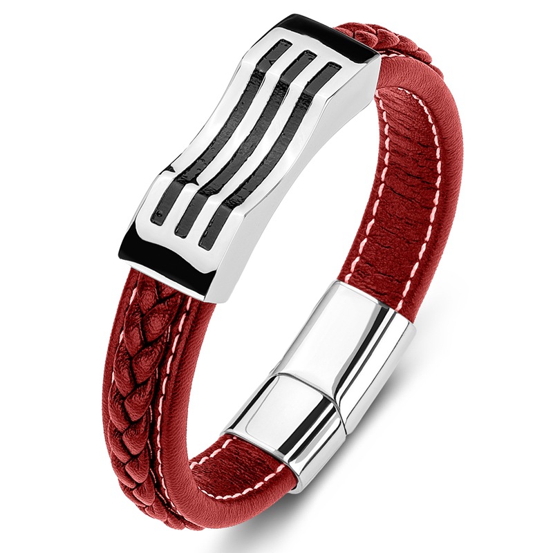 3:Red leather [steel]