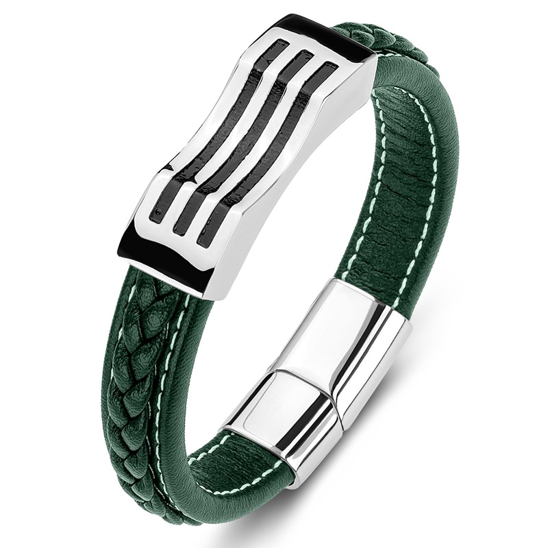 5:Green leather [steel]