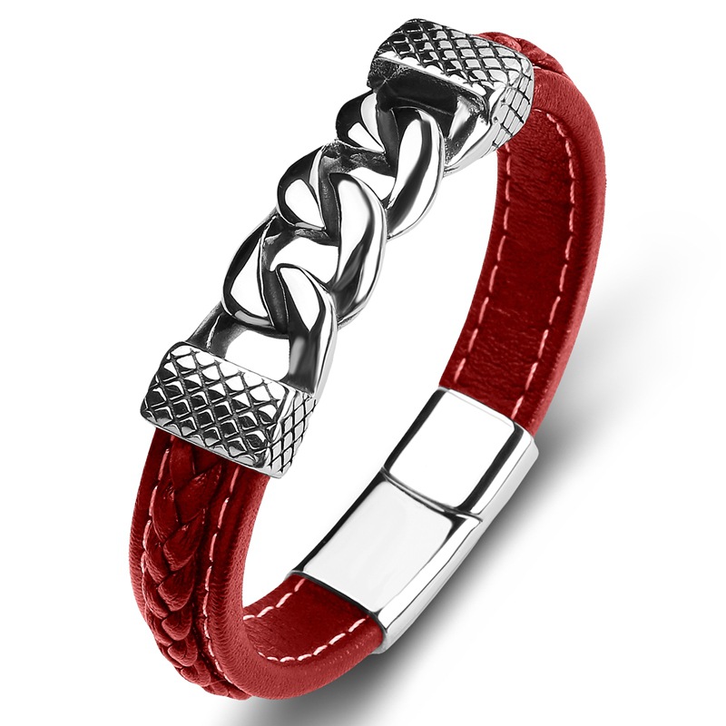 3:Red leather [steel]