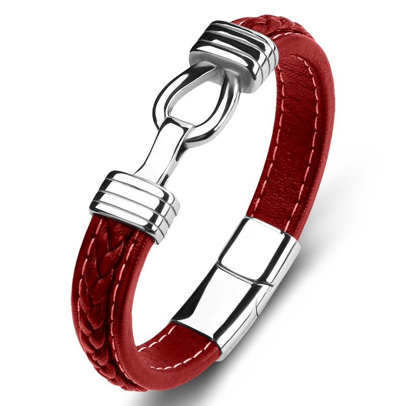 Red leather [steel] Inner ring 165mm