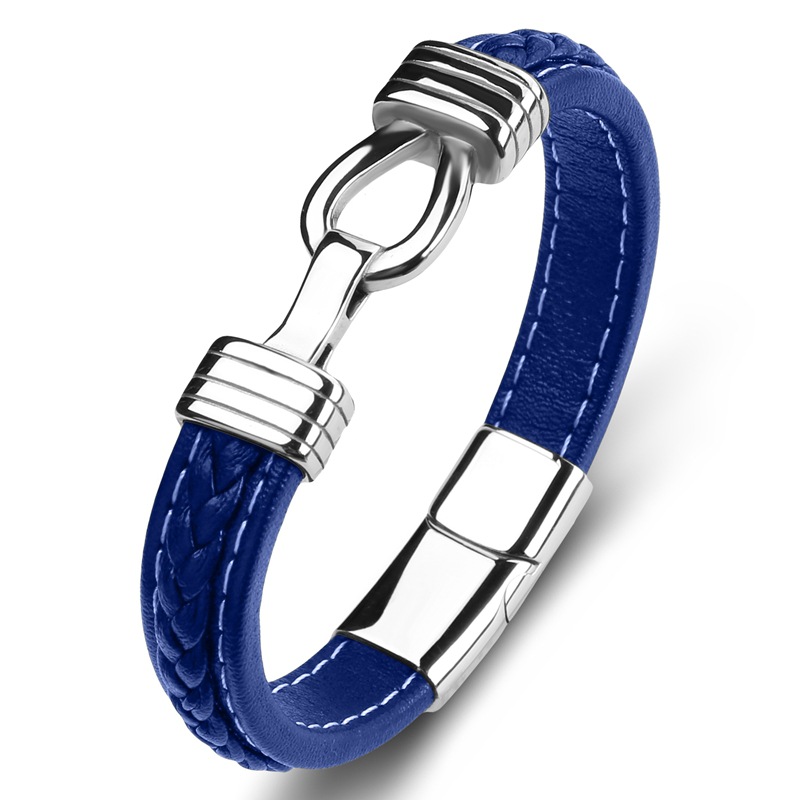 Blue leather [steel]