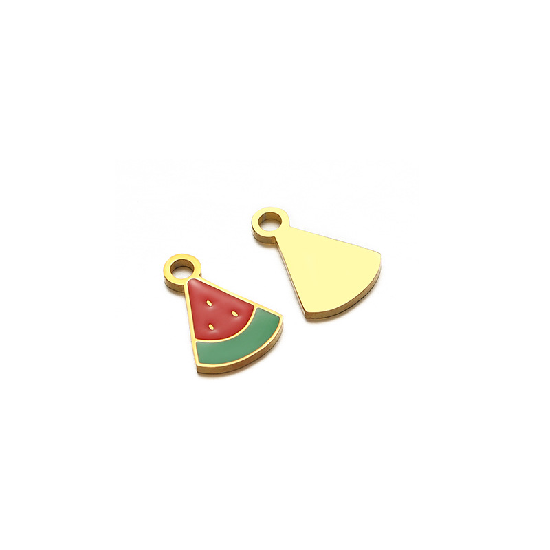 11x16mm golden 1.2mm thick watermelon single drop oil 2.5mm