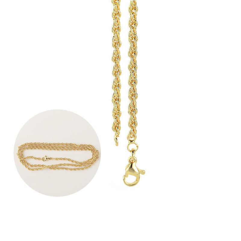 18k coarse twist chain (60cm) twist chain