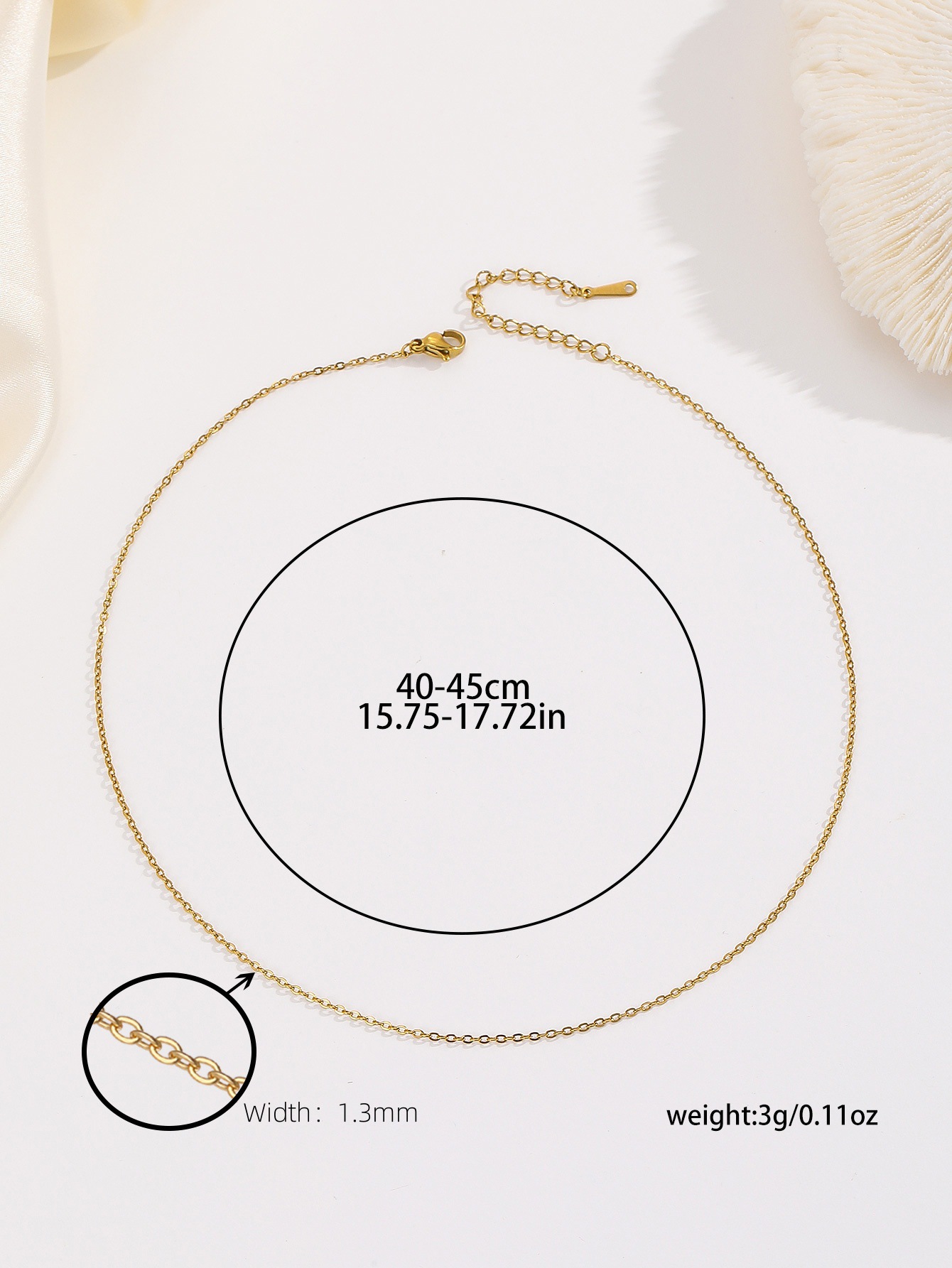 PJ-00872-01 gold o-chain