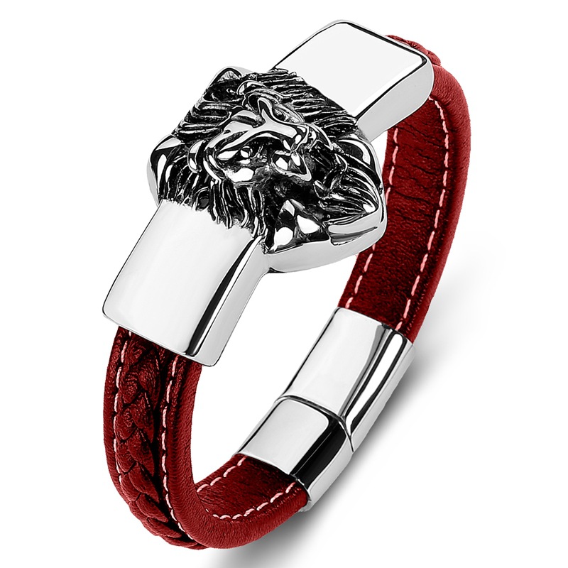 3:Red leather [steel]