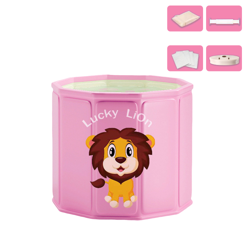 Pink Lion - Deluxe Package (Complimentary drain   cushion   Steam cover   bath bag *5)